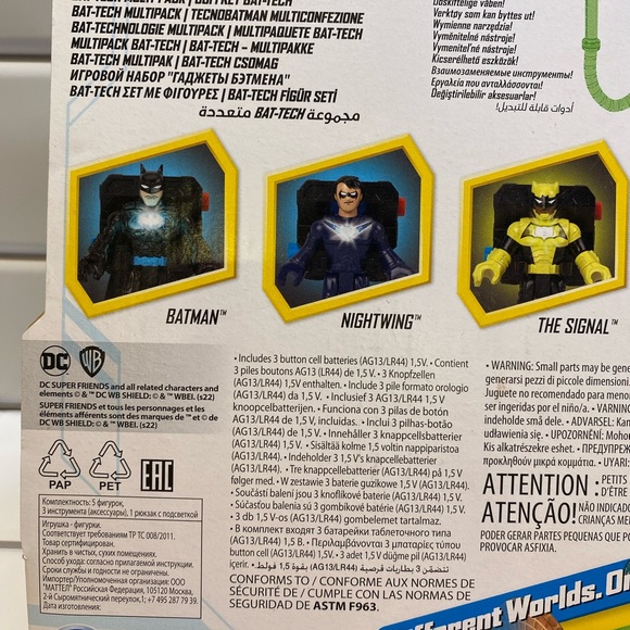 Fisher Price Imaginext DC Super Friends Bat Tech Multi Pack Set 5 Figures - Picture 5 of 7